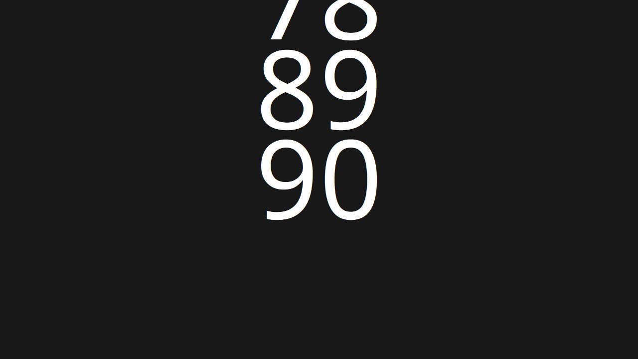 90 Second Countdown Timer