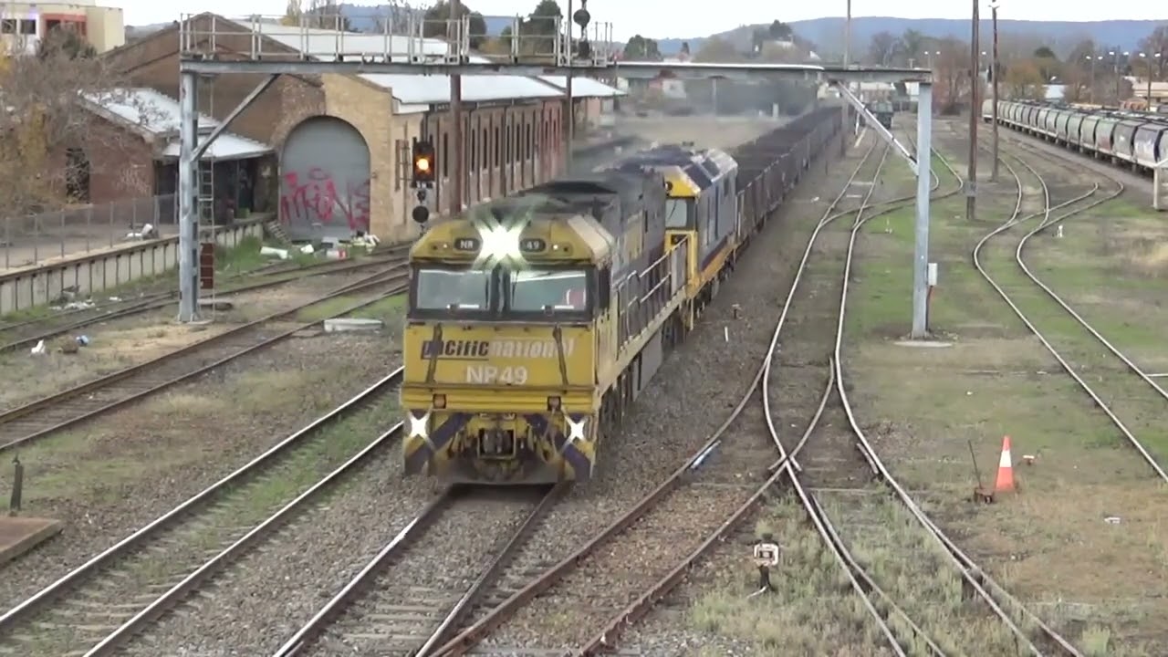 Early Winter Rail Action- Goulburn- NSW Main South 2025
