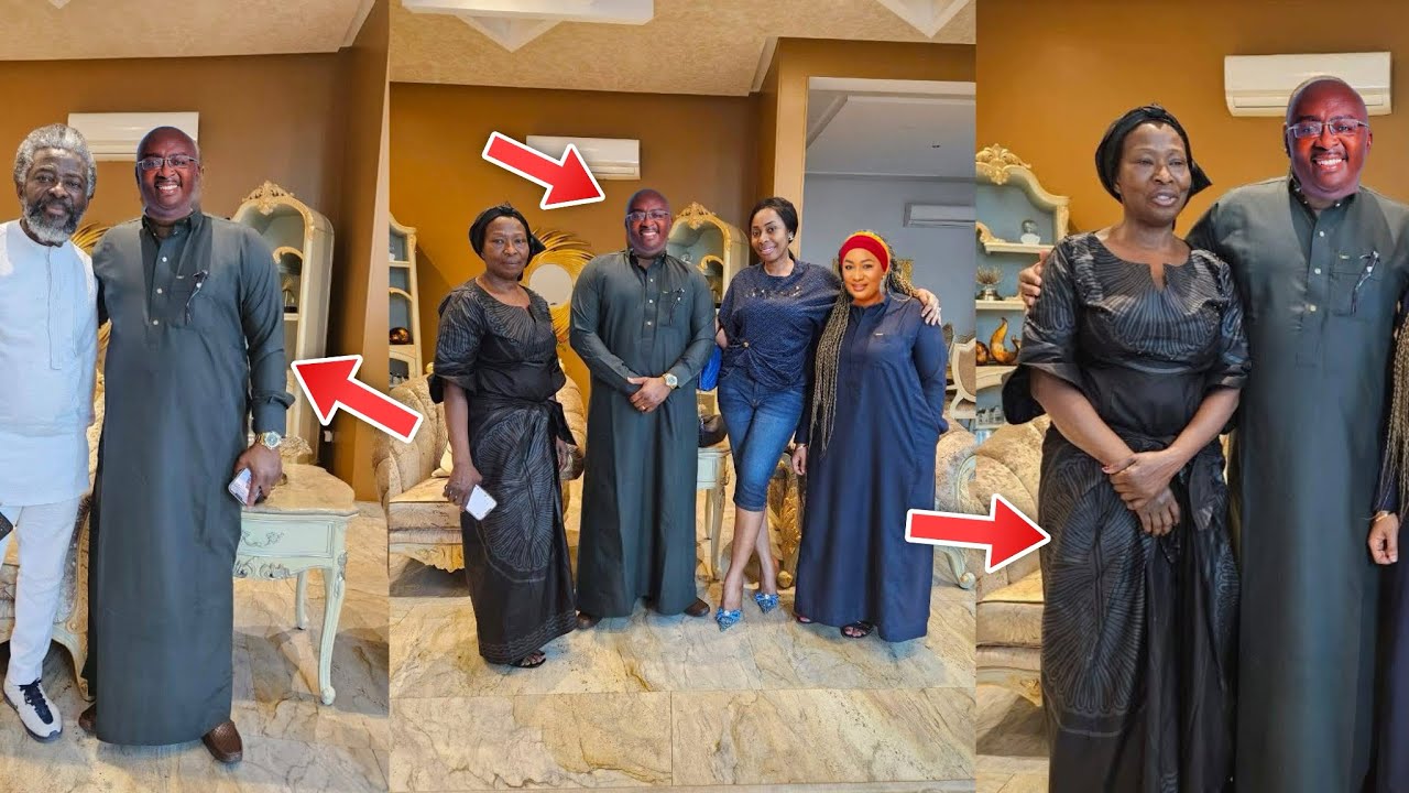 Watch how Dr.Bawumia & Samira Bawumia welcome Maame Akosua Serwaa & Papa Shee at his residence 