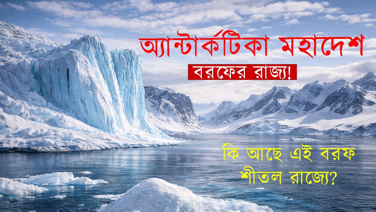 বরফের মহাদেশ! যার কোনো মালিক নেই। the antarctica