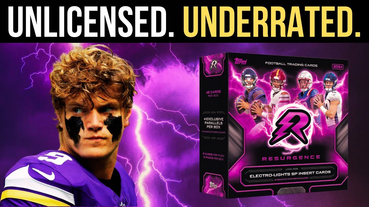 Way better than expected! 2024 Topps Resurgence Football Mega Box!