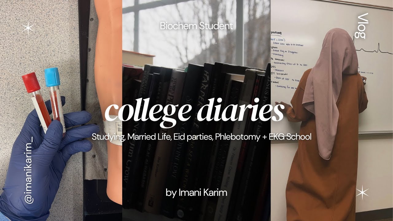 Catching Up. | a CINEMATIC VLOG | Phlebotomy + EKG School | Married Life | Eid 2025 | Study Vlog