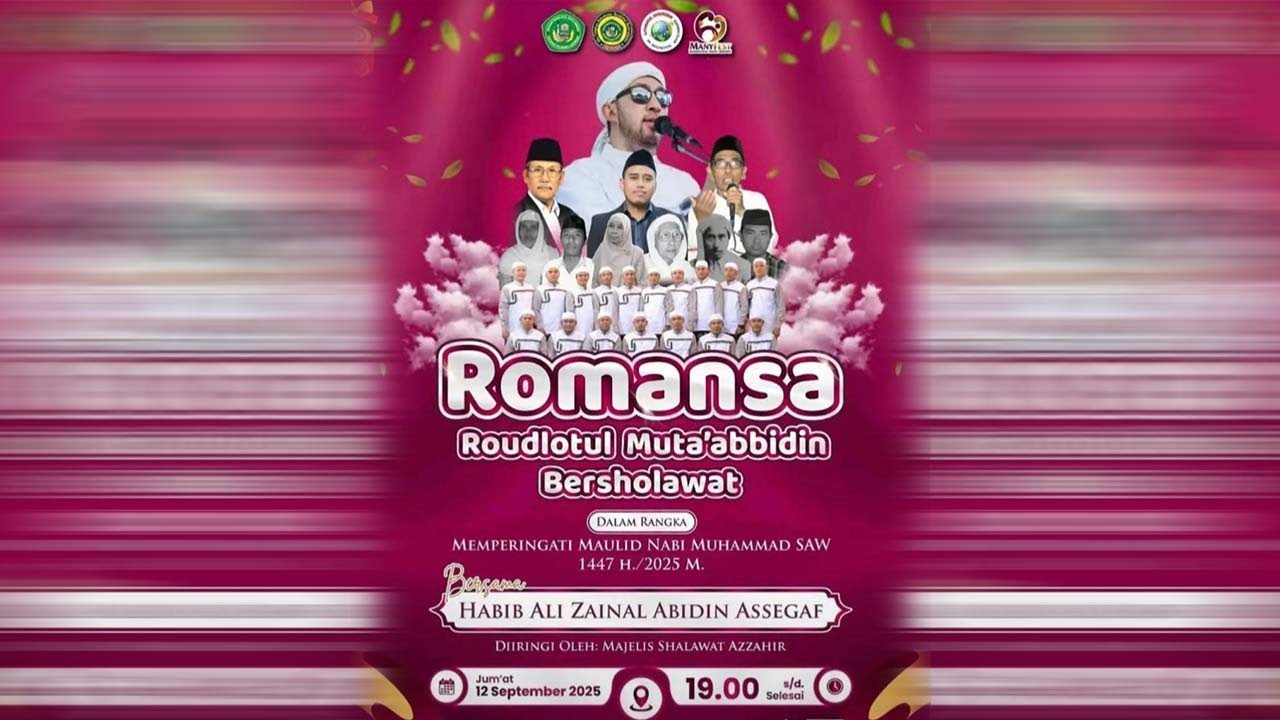 LIVE ::: ROMANSA BERSHOLAWAT::: BERSAMA HABIB ALI ZAINAL ABIDIN ASSEGAF & MAJELIS AZZAHIR
