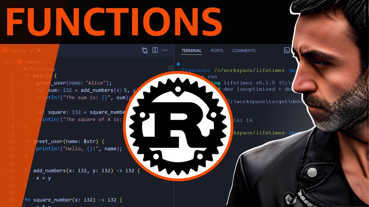 Функции в Rust — полное руководство по Crash Rust для начинающих
