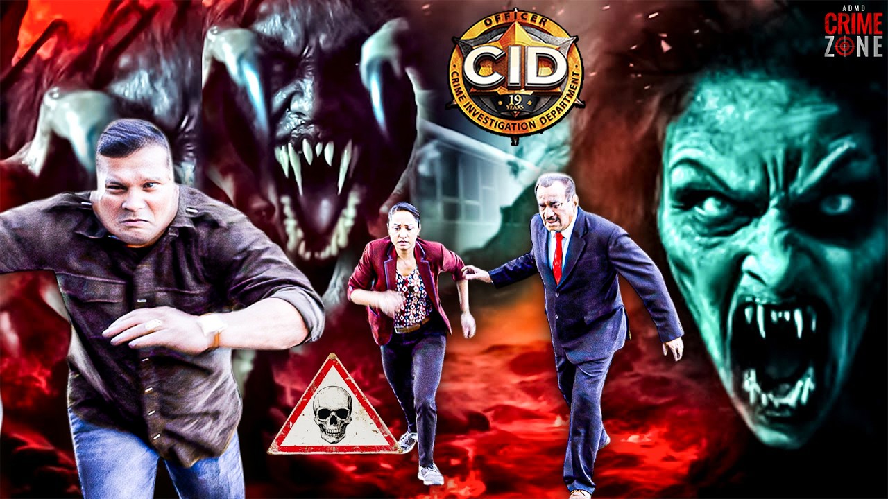 बड़े दाँतो वाली चुड़ैल कर रही CID का पीछा | दया अपनी जान बचा कर भाग रहा | CID | Ghost | Horror Episode