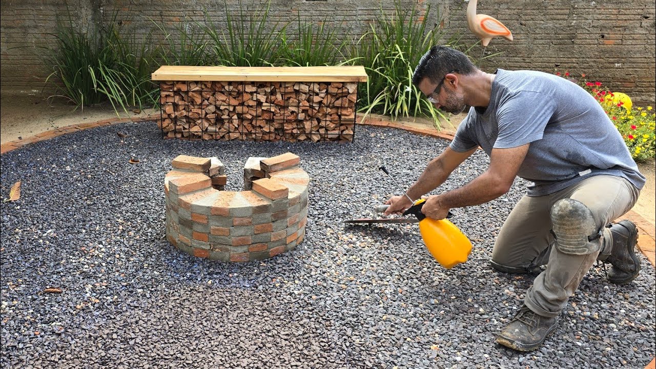 Como Fixar Pedras fácil no seu Quintal e Jardim