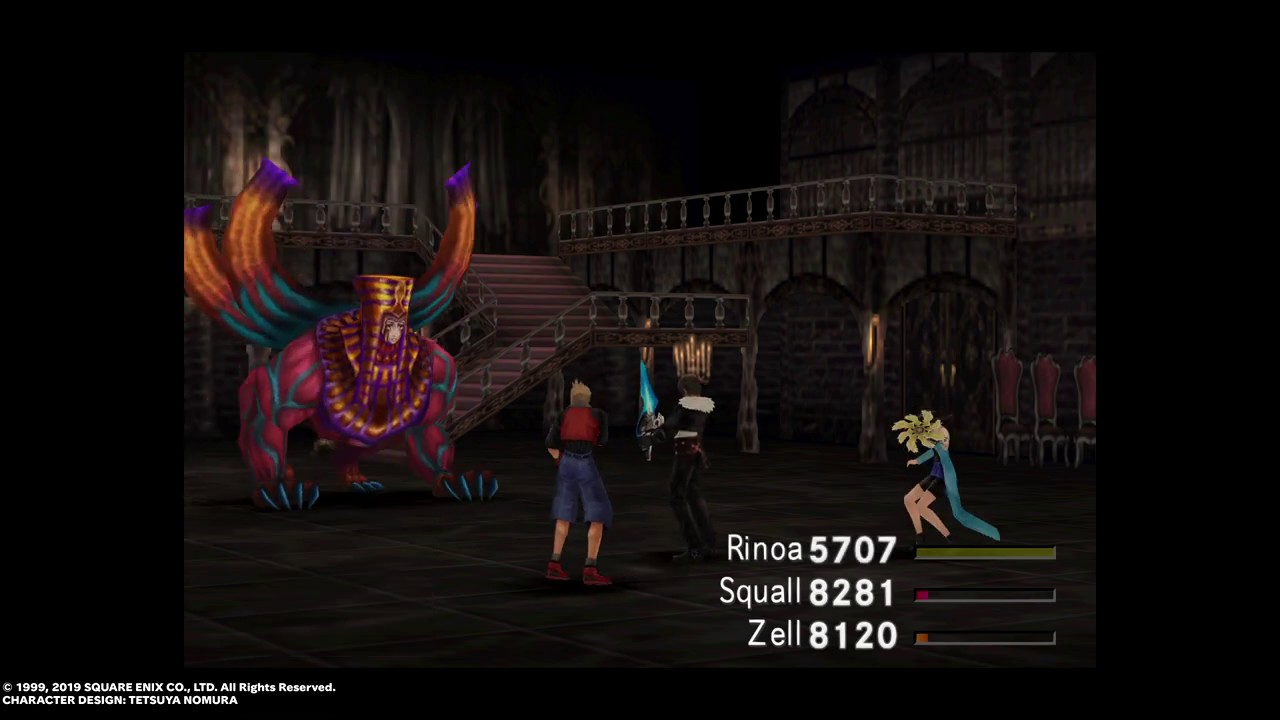 FINAL FANTASY VIII Remastered - Sphinxara Boss Fight (PS4)