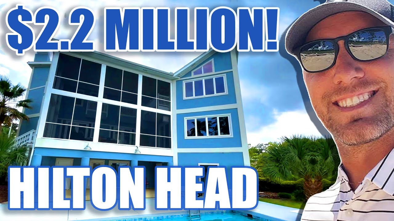 $2 2 MILLION DOLLAR HOUSE on Hilton Head Island | Living on Hilton Head Island | Hilton Head Houses