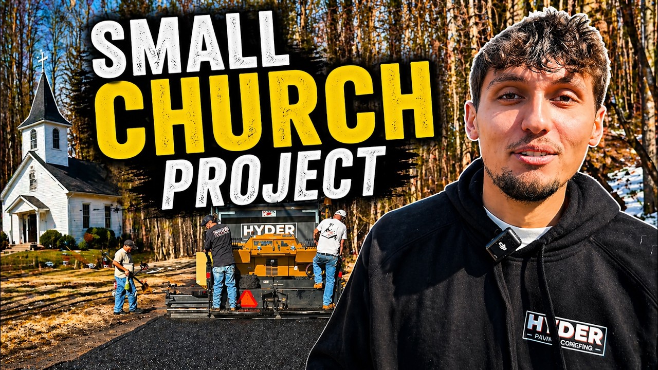 Small Asphalt Project on a steep hill