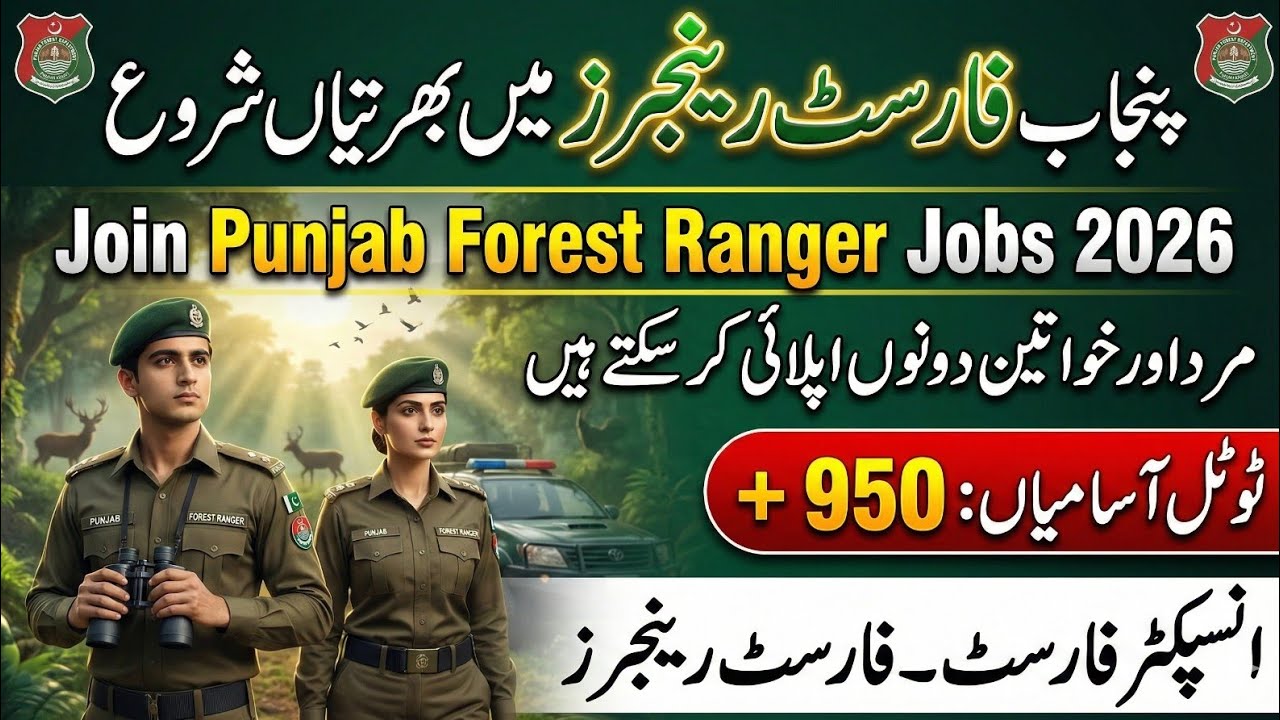 Join Punjab Forest Ranger Jobs 2026 - Directorate General Of Forests Punjab