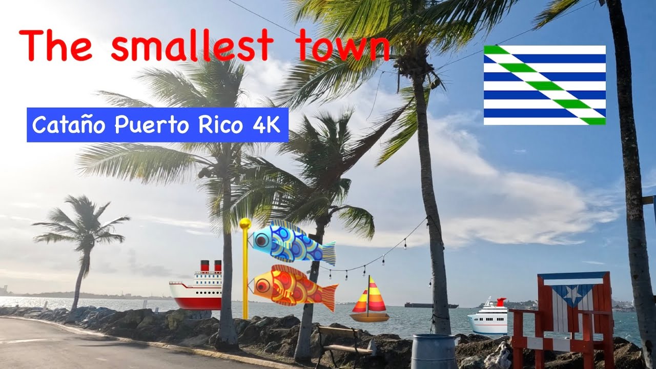 Cata&ntilde;o 4K Puerto Rico| Driving around Cata&ntilde;o 🇵🇷