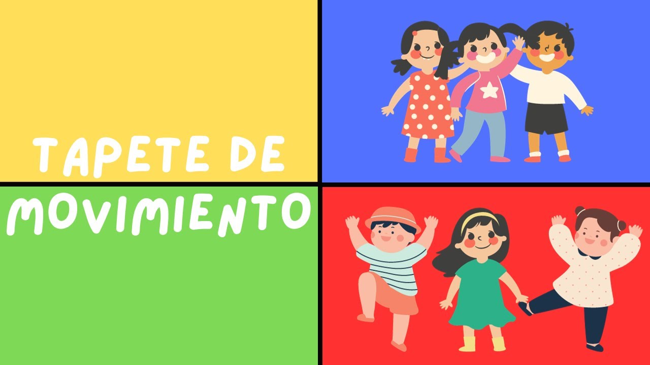 tapete de movimiento / juego para niños / motricidad gruesa, atención