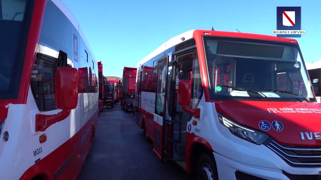 Mobilità sicura e sostenibile, nuovi autobus consegnati ad AIR Campania