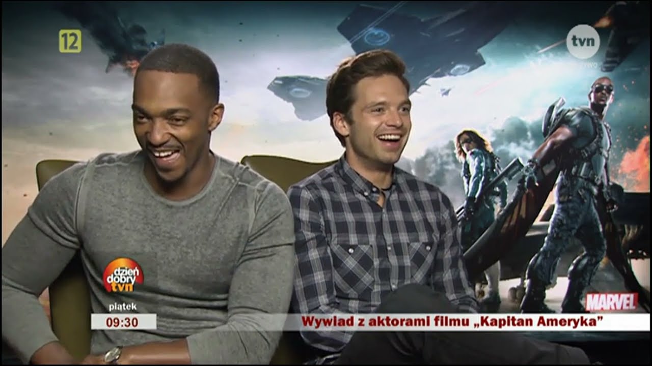 Anthony Mackie  & Sebastian Stan Interview (Poland) | Captain America: the Winter Soldier
