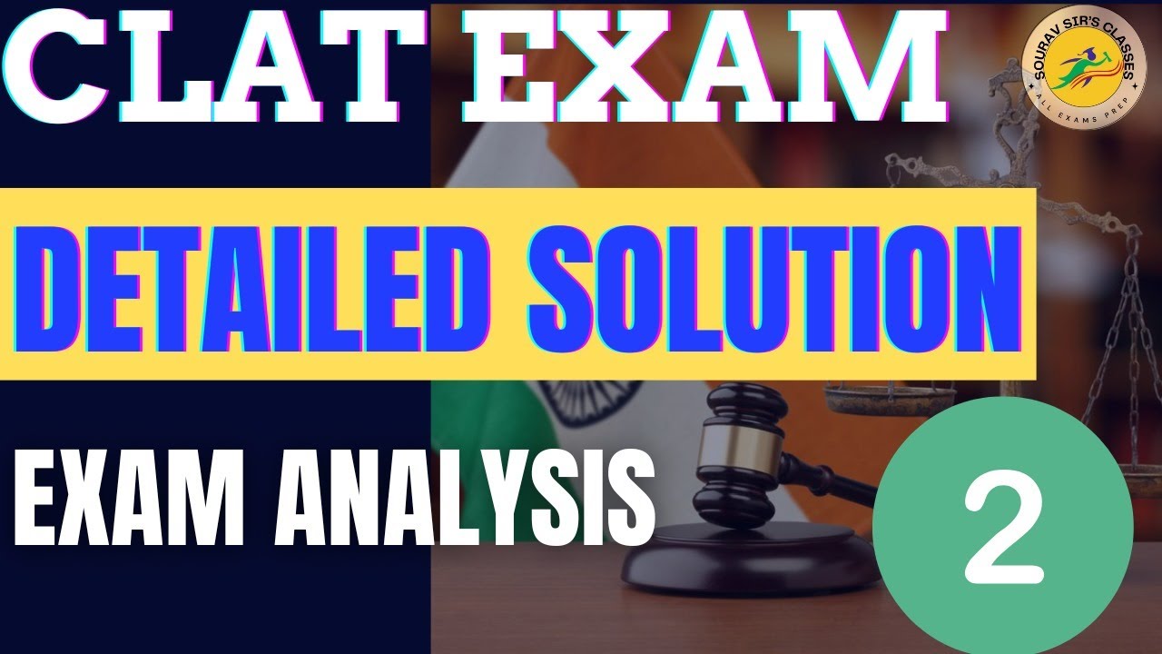 CLAT paper solution section 1 ENGLISH part 2