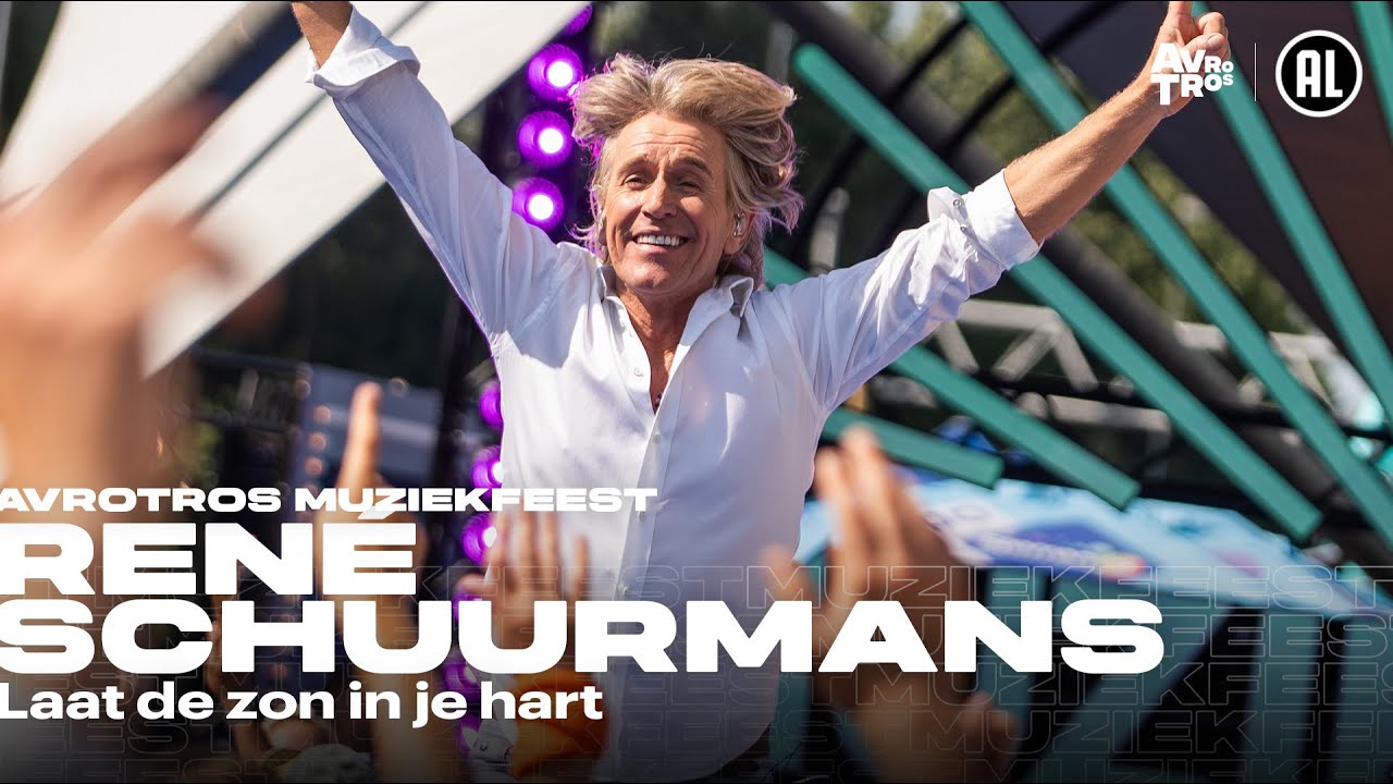 René Schuurmans - Laat de zon in je hart (LIVE) • Muziekfeest op het Plein 2025