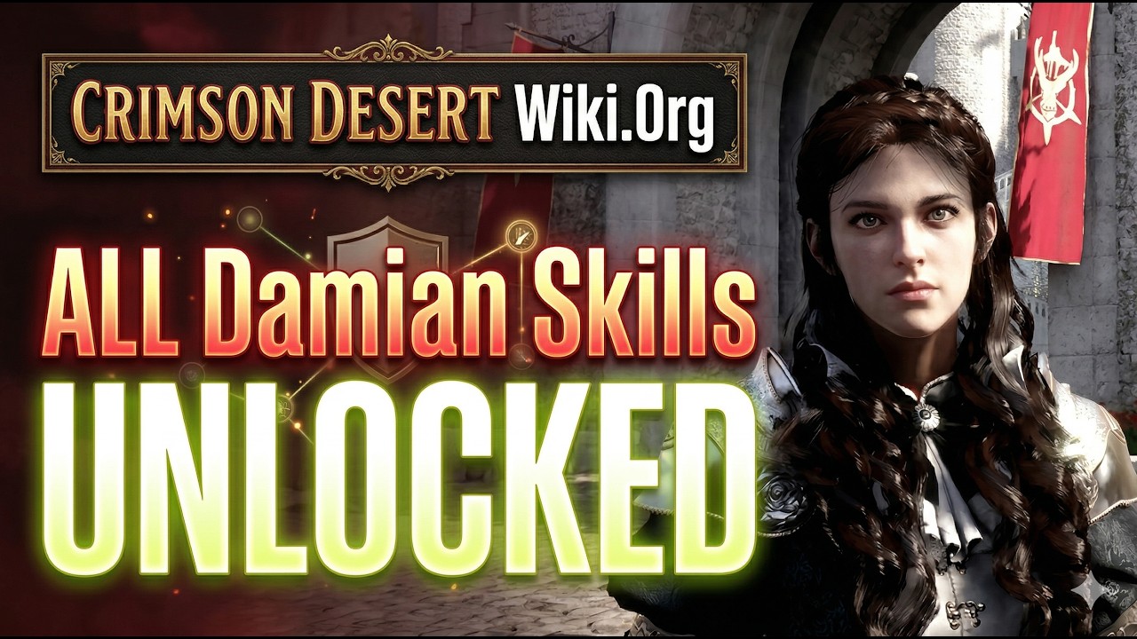 All Damian Skills Unlocked for Crimson Desert