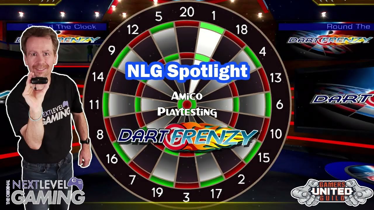 NLG Spotlight:  Intellivision Amico Console Playtesting - Dart Frenzy with Mike