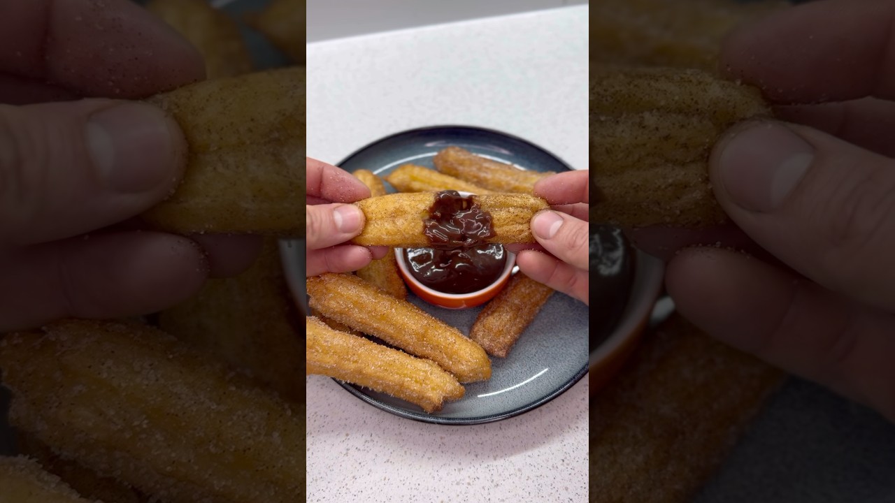 Churros w kilka minut #churros #churrosrecipe #easyrecipe