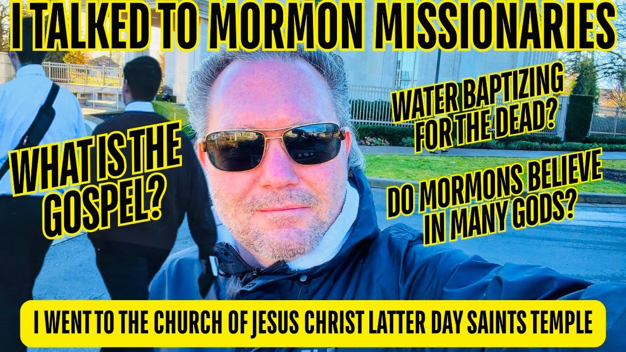 I Went to the Latter Day Saints Temple and Talked to Mormon Missionaries!!! (Excellent Discussion)