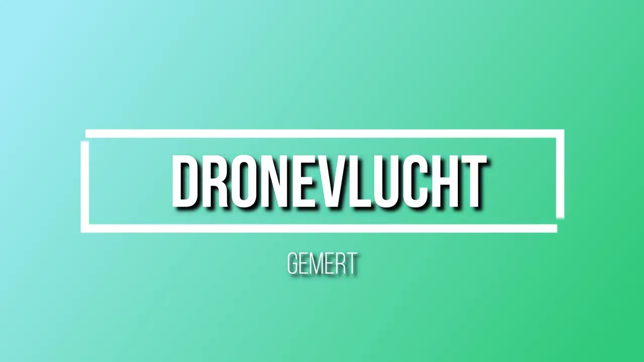 Dronevlucht gemert