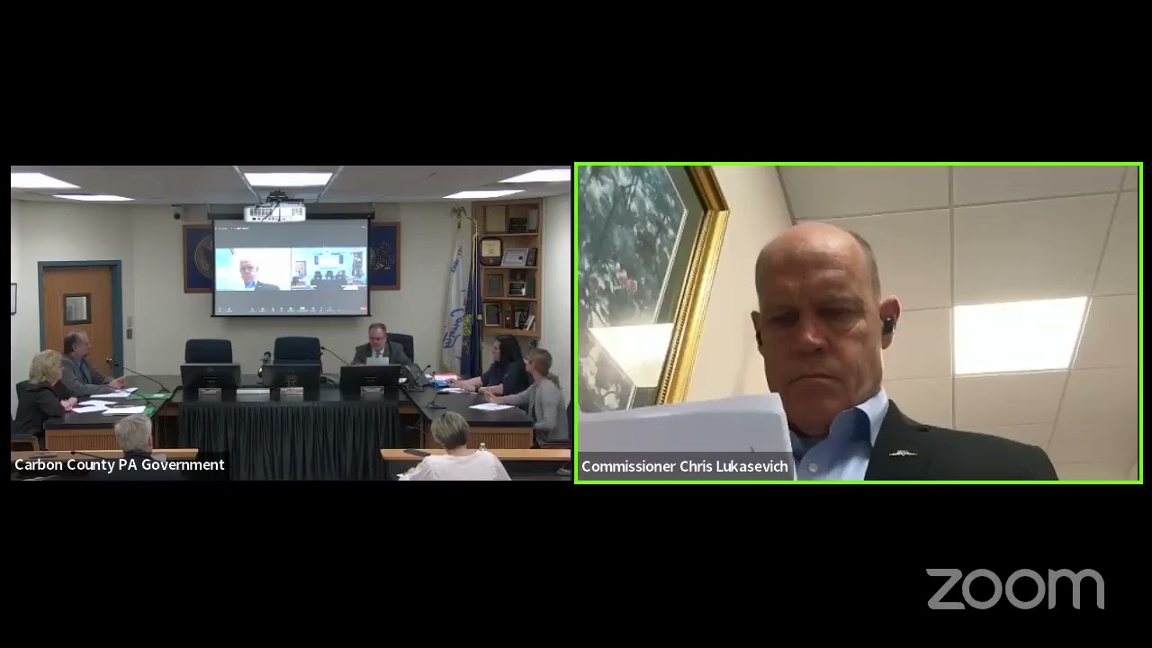 Carbon County PA Commissioner's Meeting 7-13-2023