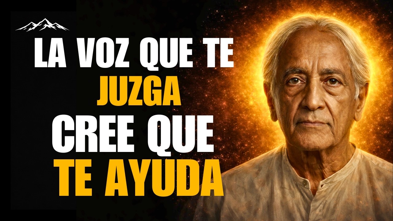 Crees que te observas, pero en realidad solo te vigilas | Krishnamurti