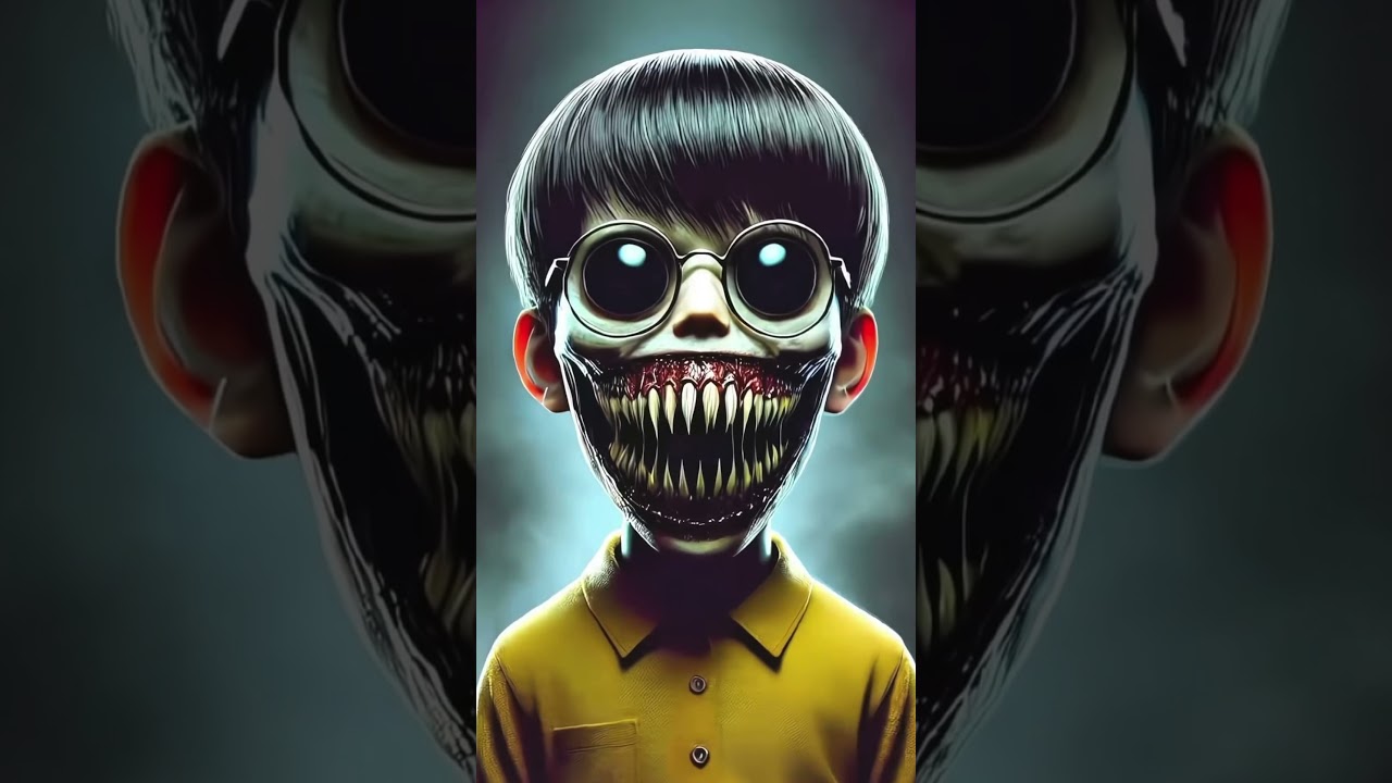 📹 Horror version of the Doraemon characters 