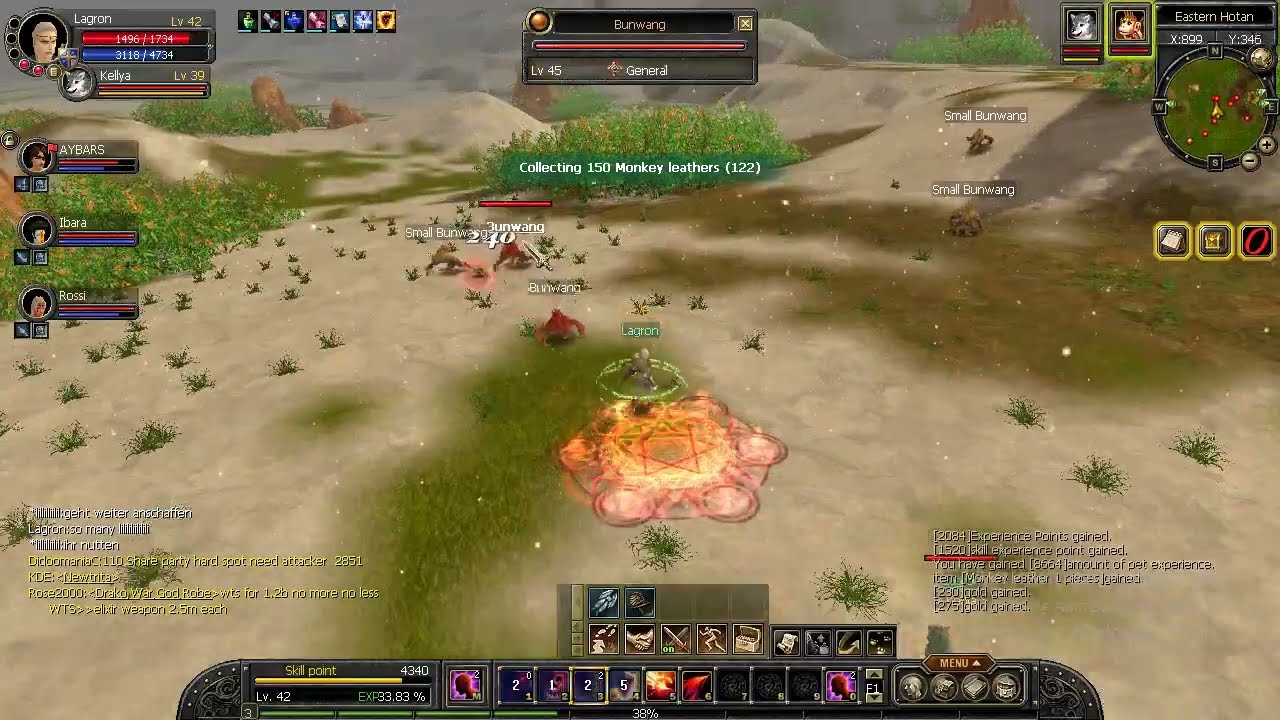 Silkroad - Origin Online - PvE - Warlock/Cleric - alone grinding - part 6