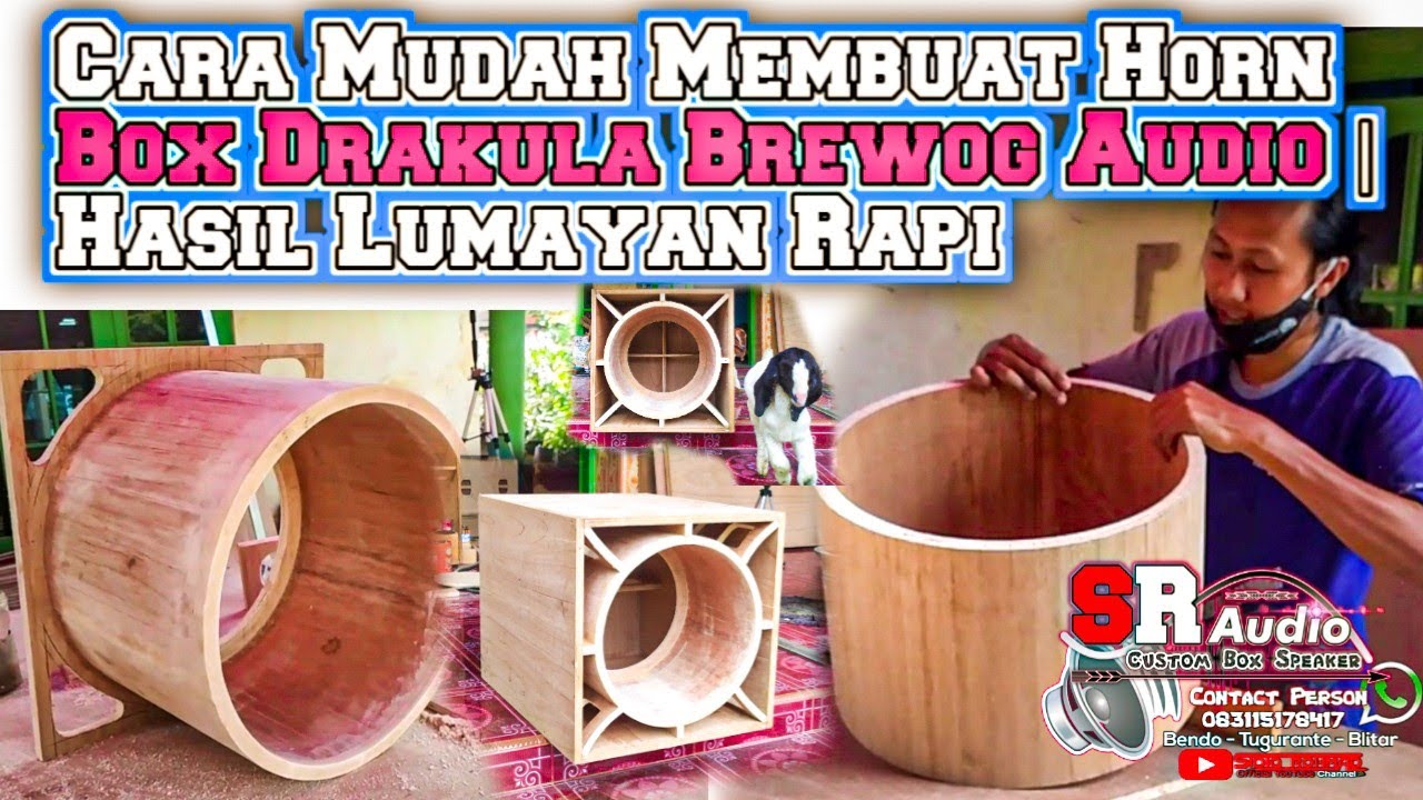 Ternyata Begini !! Teknik Membuat Horn Box Dracula Brewog Audio | Membuat Lingkaran Box Drakula 118