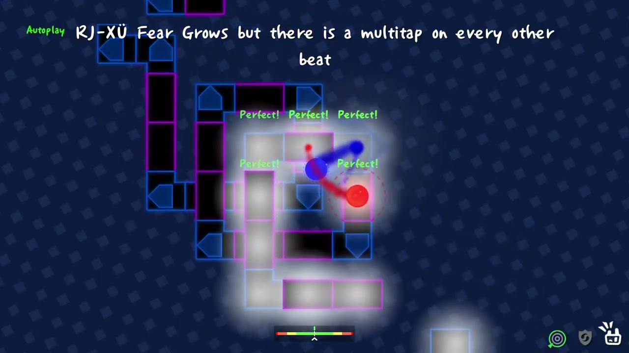 [ADOFAI Unicode Cursed] RJ-X - Fear Grows but there's a multitap on every other beat
