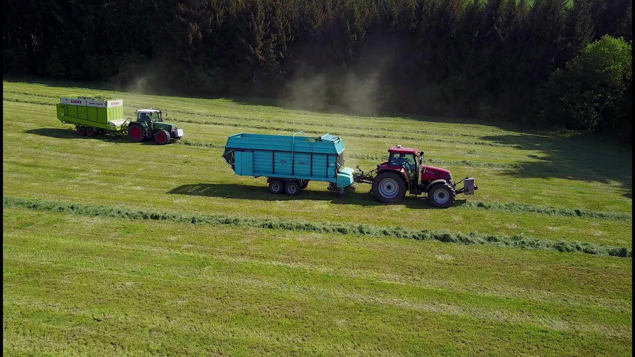 Grassilage 2018 - Das komplette Programm CASE FENDT CLAAS KRONE