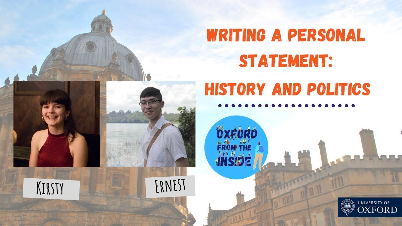 Oxford from the Inside #34: Writing a Personal Statement: History and Politics