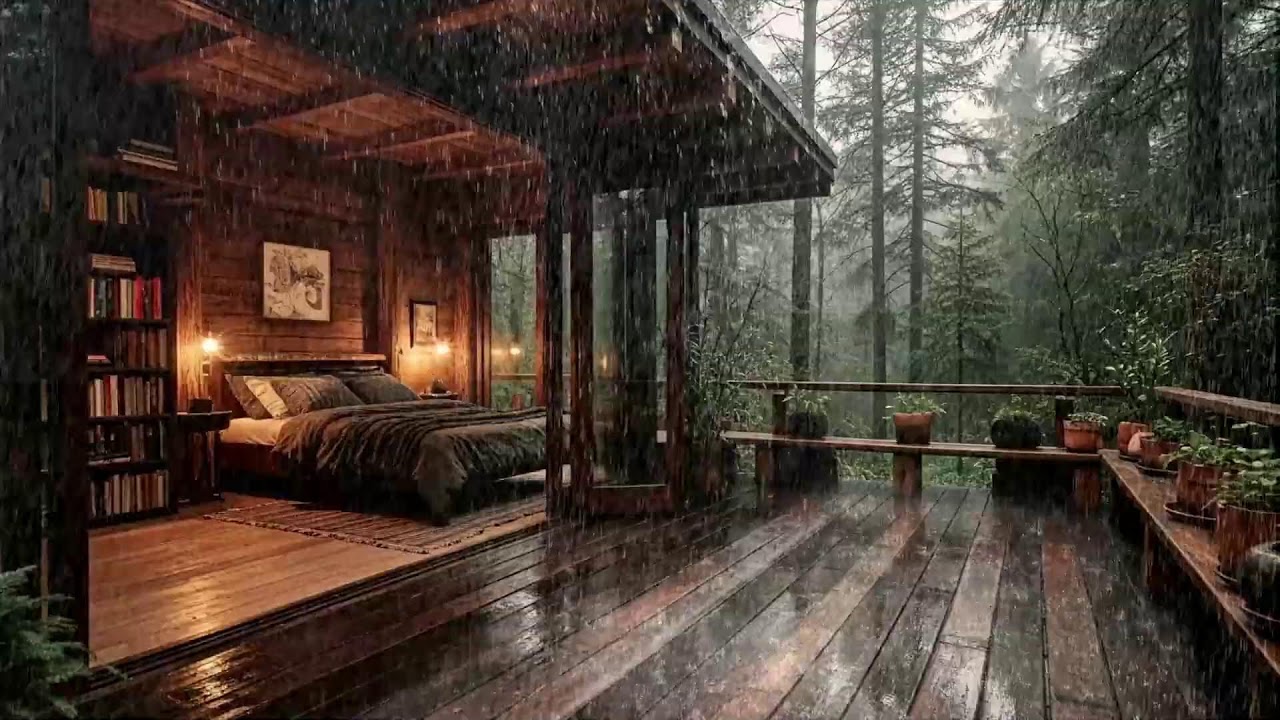 Endless Rain Ambience ASMR for Sleep, Relaxation, and Safe Emotional Nighttime Escape
