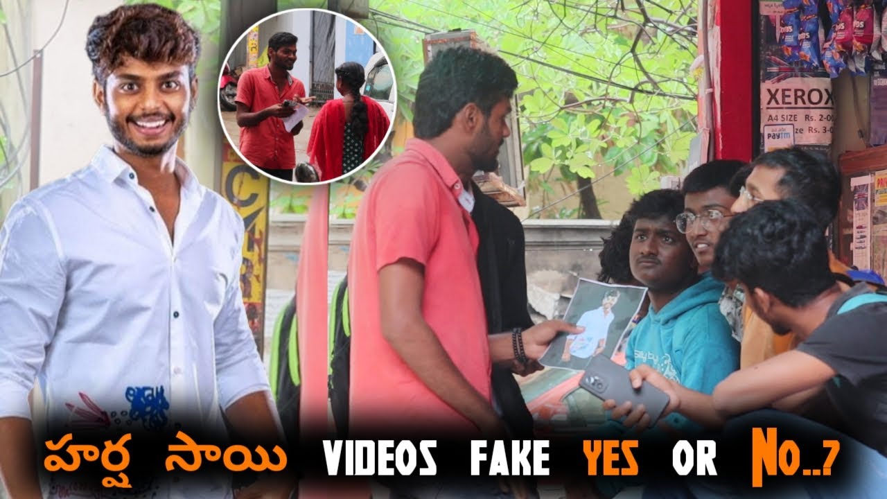 హర్ష సాయి videos fake yes or No..? || Social Experment || Harsha Sai Fans || Hello Pavan ||