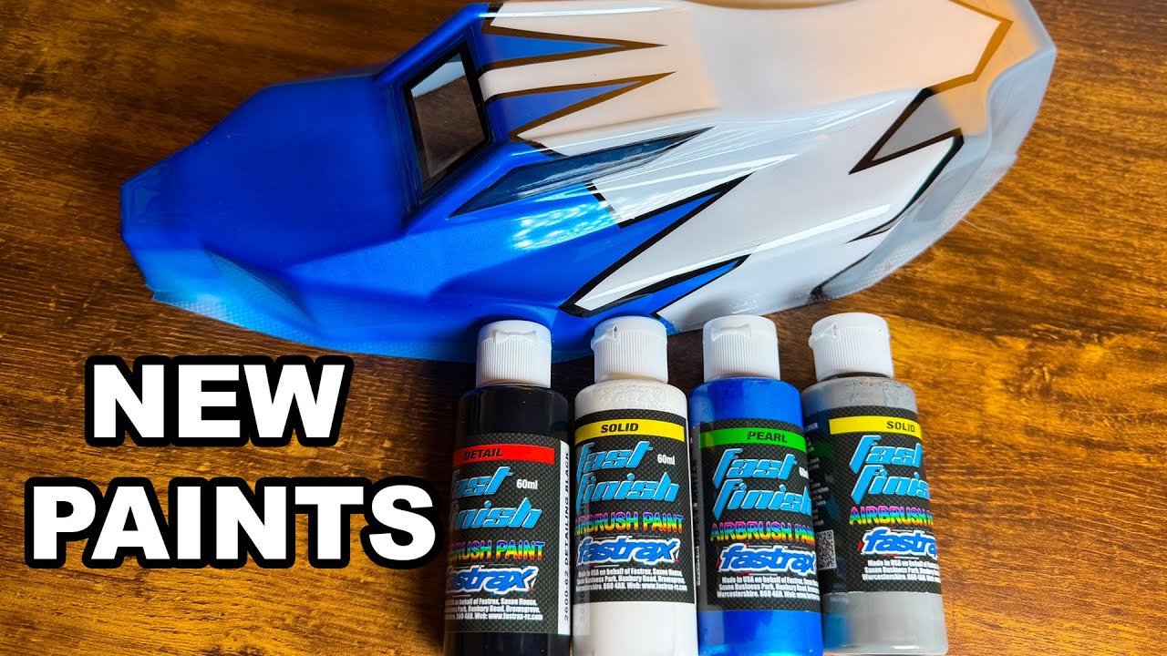 How To Paint An RC Car Body Shell || New Fastrax Airbrush Paints!