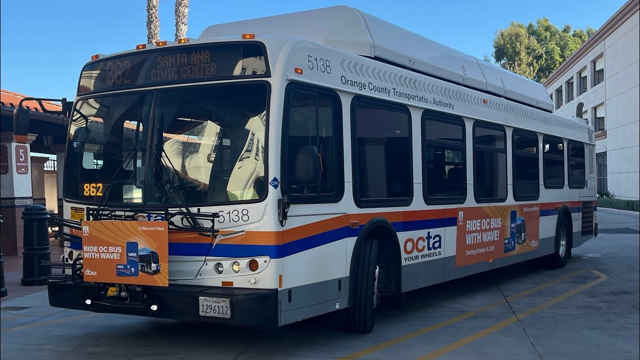 OCTA 2008 New Flyer C40LFR Suburban #5138