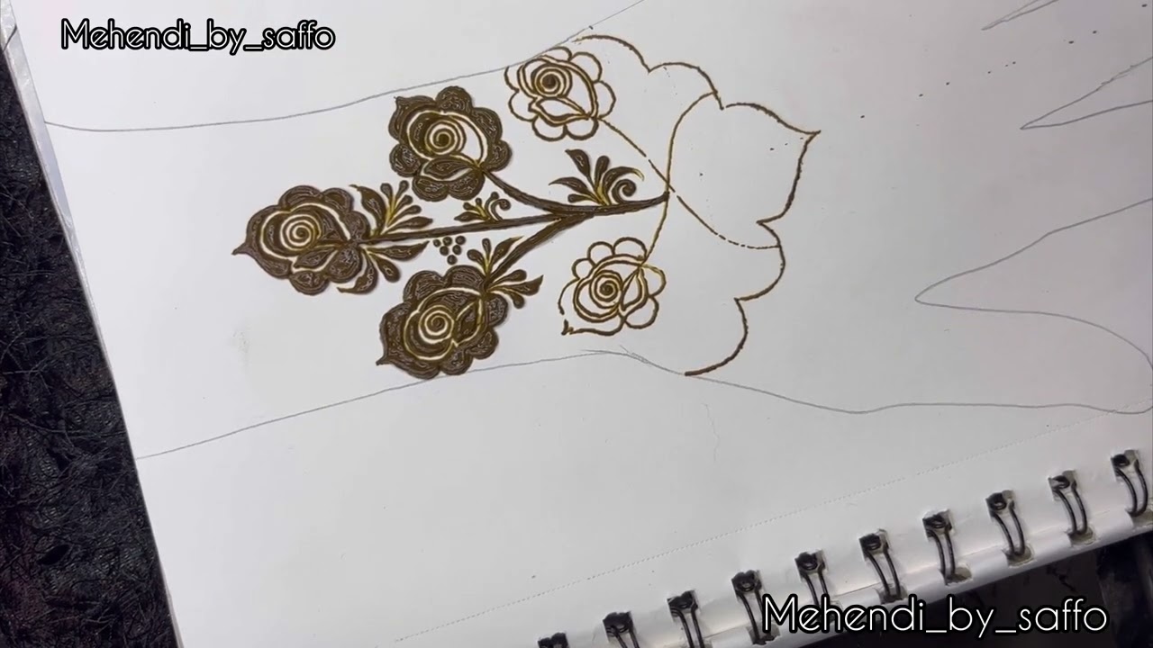 Trending design tutorial with full explanation| best design for Eid| full tutorial #mehndi 