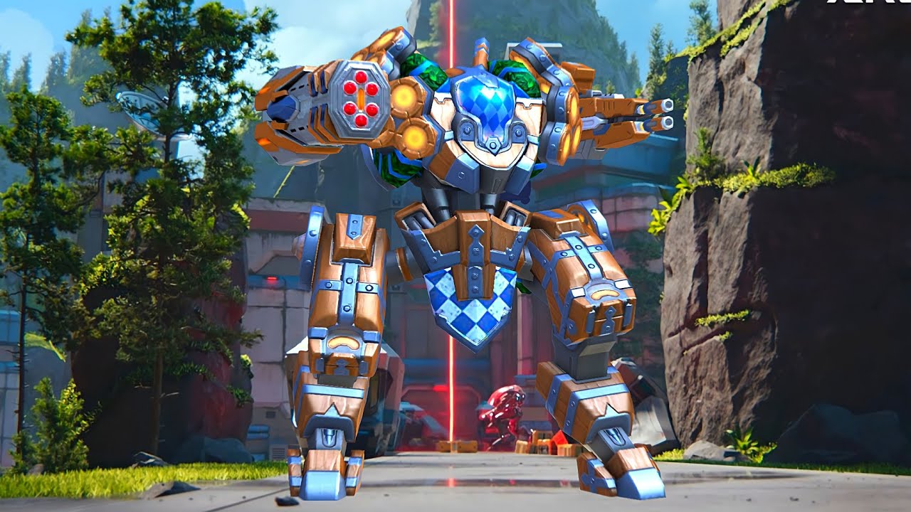 Aegis with Carbine 12 + Missile Rack 12 - Mech Arena
