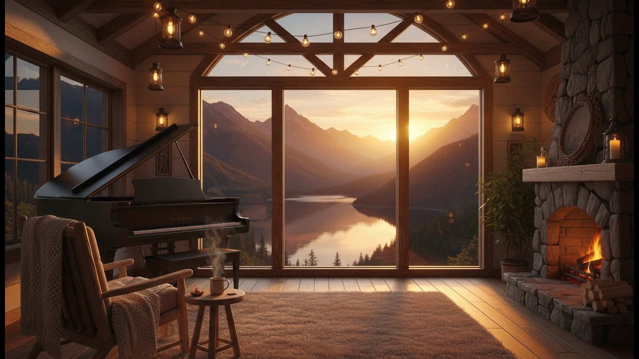 Cozy Sunset Piano Music: Soft Melodies for Instant Calm