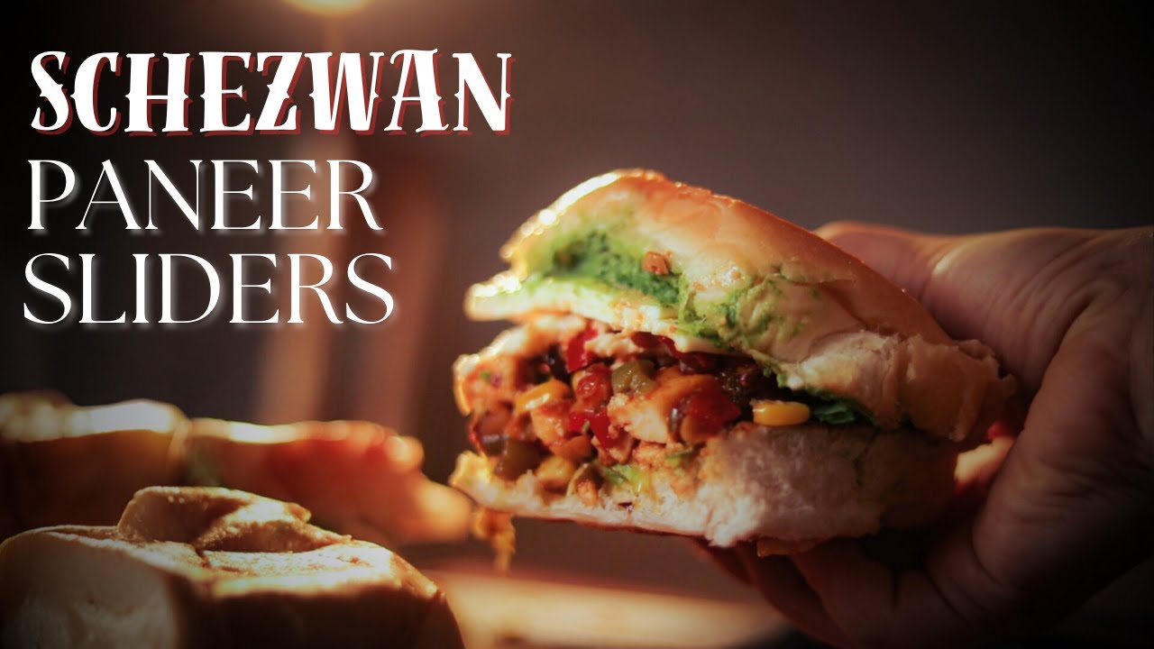 Schezwan Paneer Sliders | A Quick & Delicious Snack Recipe