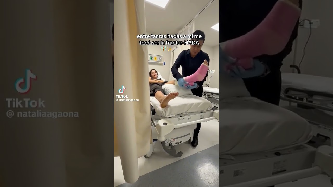 Una Chica Fractur-HADA #escayola #fractura #yeso #castfetish