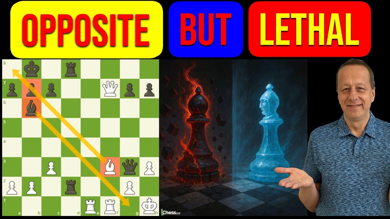 Chess Strategy Explained: Attacking with Opposite-Colored Bishops
