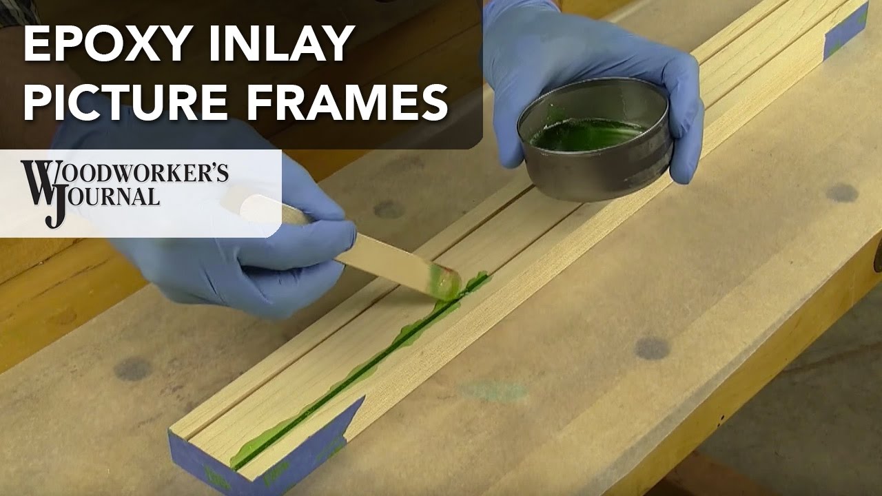 How to Make a Picture Frame with Epoxy Inlay Detail