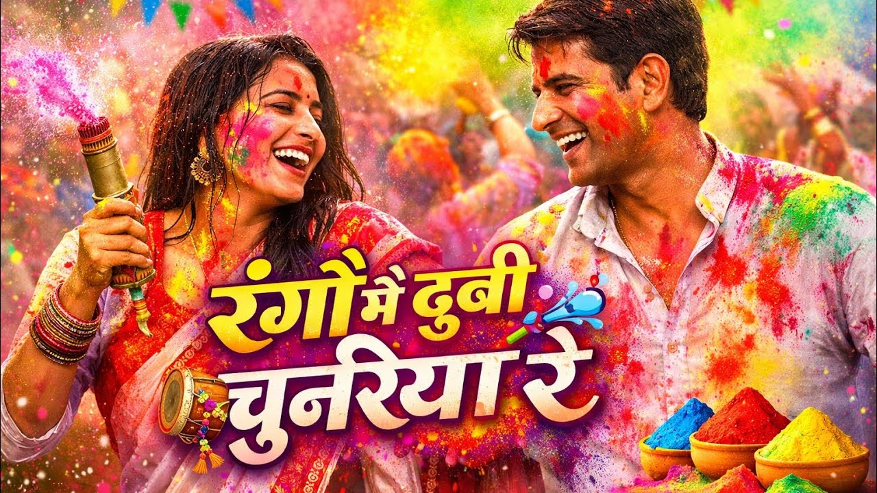 गांव वाली मस्ती भरी होली 💥 | New Hindi Holi Song | viral Holi Celebration Song