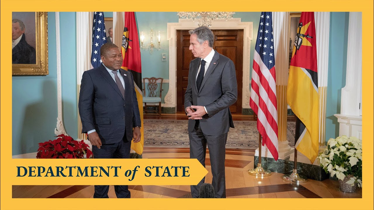 Secretary Blinken meets with Mozambican President Filipe Nyusi in Washington, D.C.