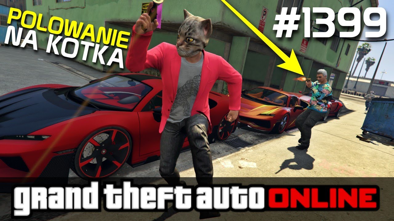 GTA 5 PC Online Po Polsku [#1399] POLOWANIE na KOTKA /z Bertbert & Skie