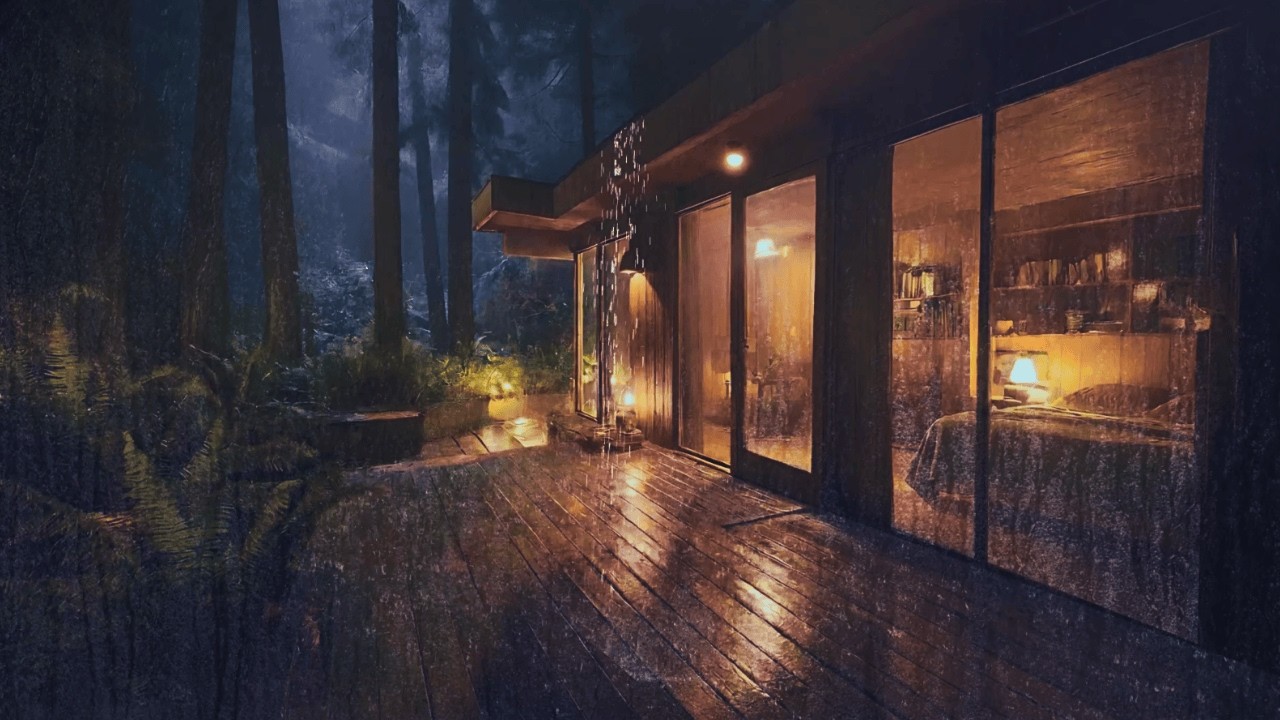Heavy Rain Warning & Soft Piano Music 🎹🌧️ | Extreme Rain for Deep Sleep (No Thunder)