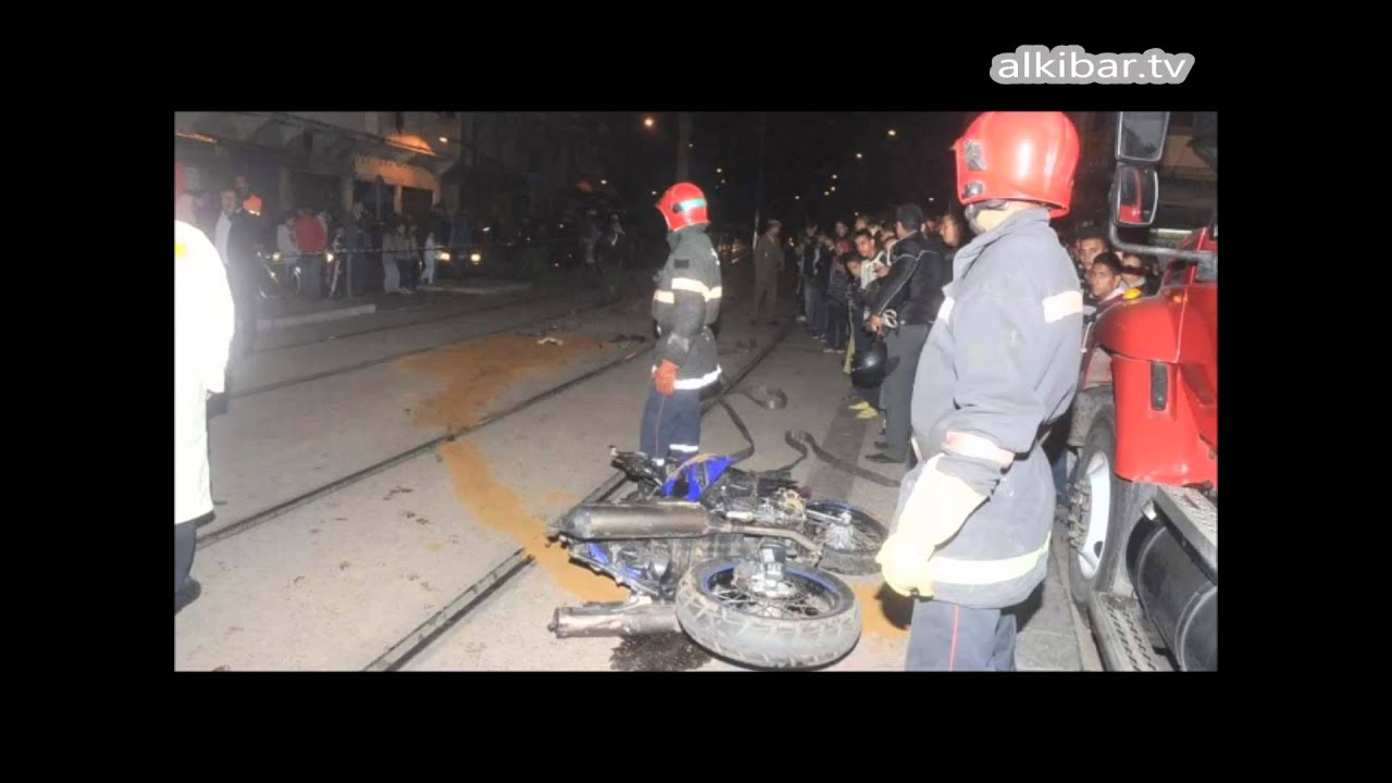 Casablanca : Un motard fauch&eacute; par le tramway