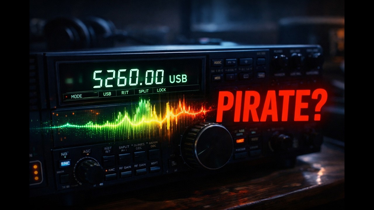 5260 kHz Pirate Radio?! Russian Music on 60m HAM Band